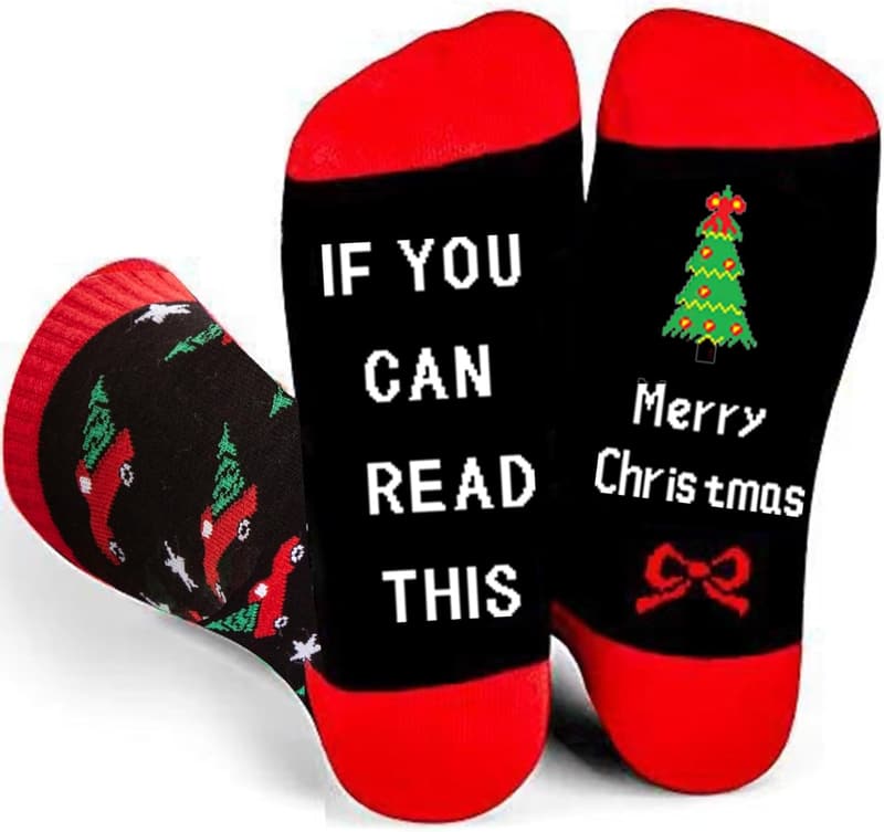 Christmas Socks for Men & Women - Fun Stocking Stuffers