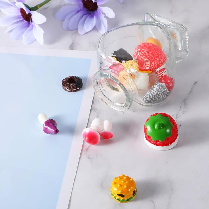 Clear Heart-Shaped Glass Bottle with Cork Lid for Weddings