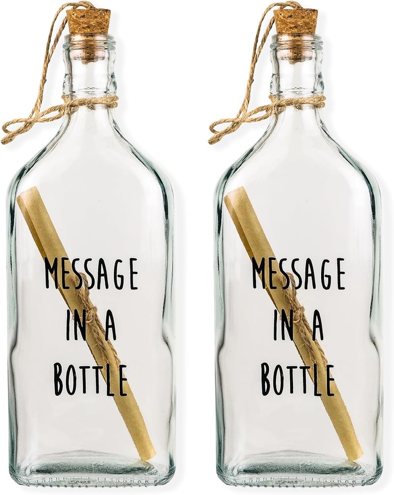 Anniversary Message in a Bottle Keepsake Gift Set - 2pcs