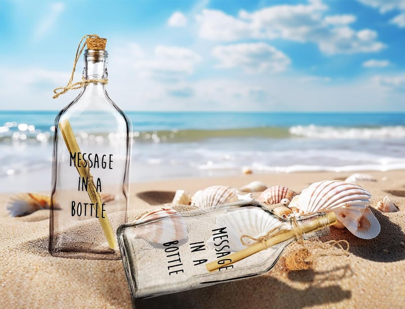 Anniversary Message in a Bottle Keepsake Gift Set - 2pcs