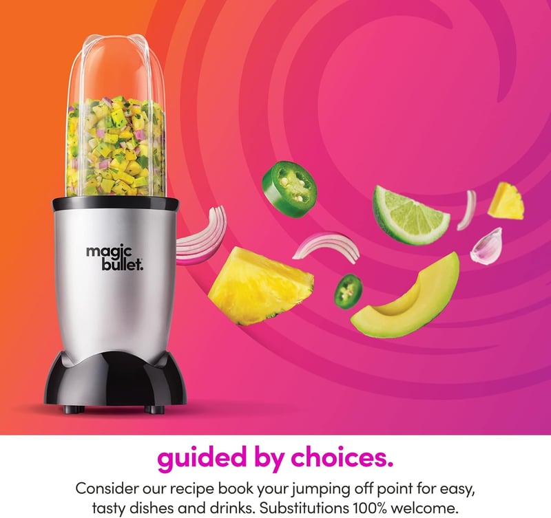 Magic Bullet Blender 11-Piece Set, Silver