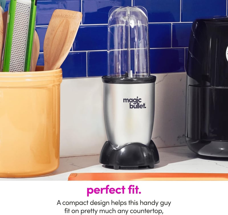 Magic Bullet Blender 11-Piece Set, Silver