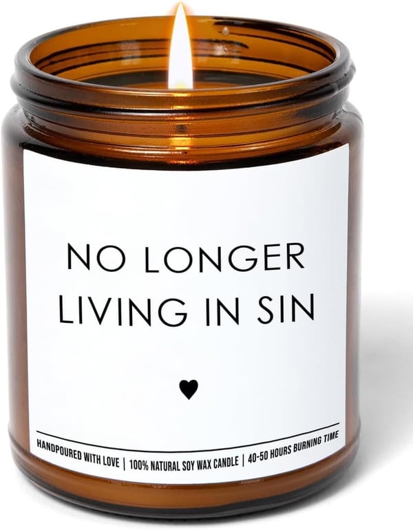 Couples' Engagement Candle - 9 oz Soy Wax Gift