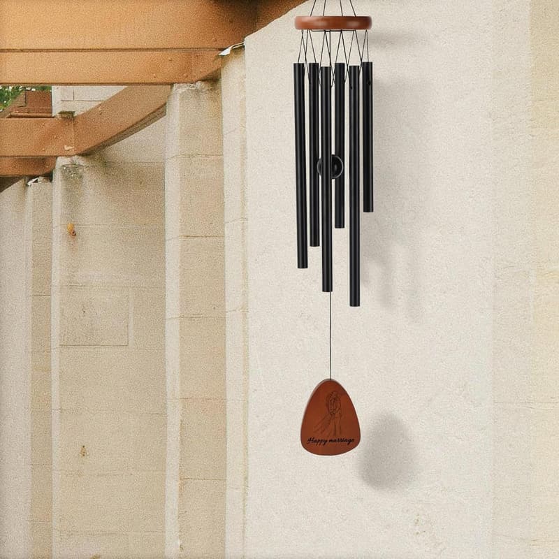 Personalized Wedding Wind Chimes for Couples