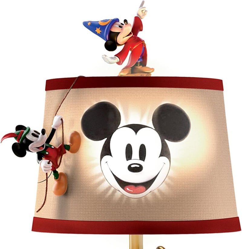 Mickey Mouse Table Lamp - Sculptural Design by Bradford Exchange