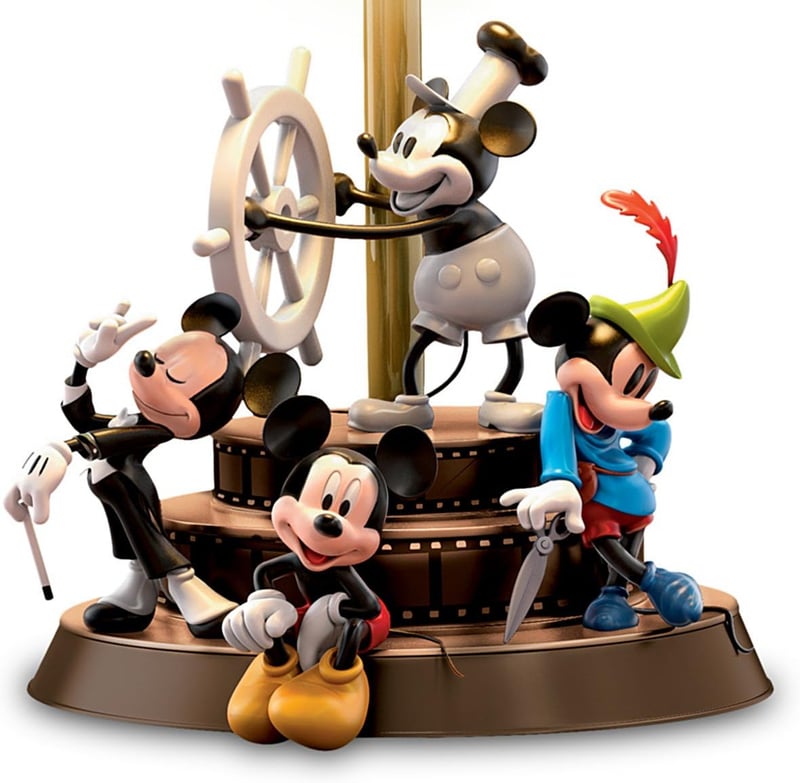 Mickey Mouse Table Lamp - Sculptural Design by Bradford Exchange