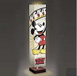 Mickey Mouse Artistic Floor Lamp - Multicolor Design