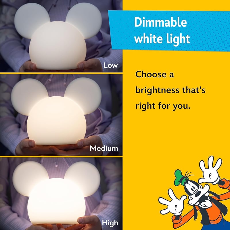Mickey Mouse Color Changing Night Light for Kids