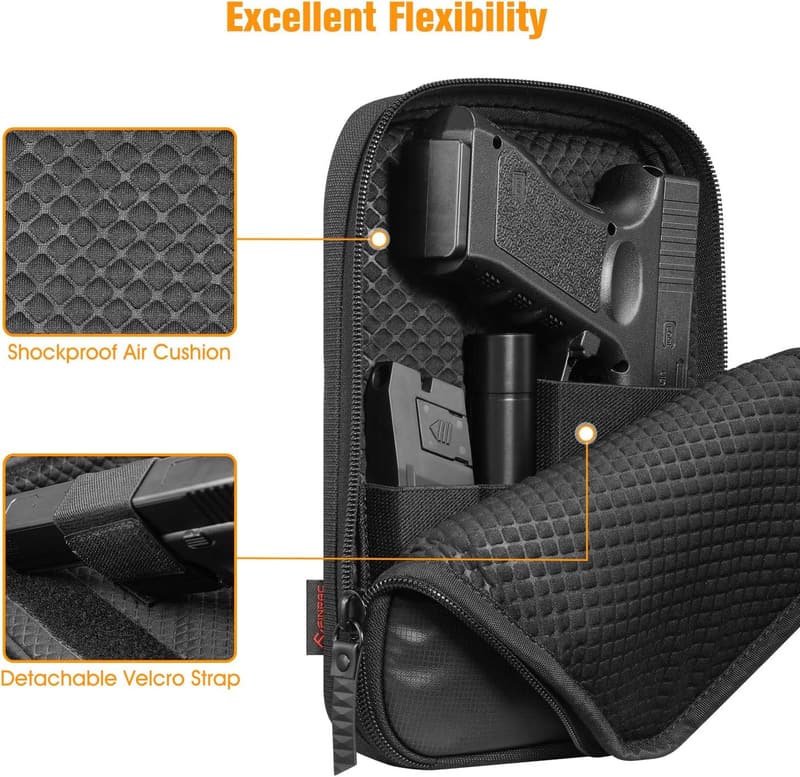 Concealed Carry Gun Pouch Fanny Pack with Holster for Men & Women