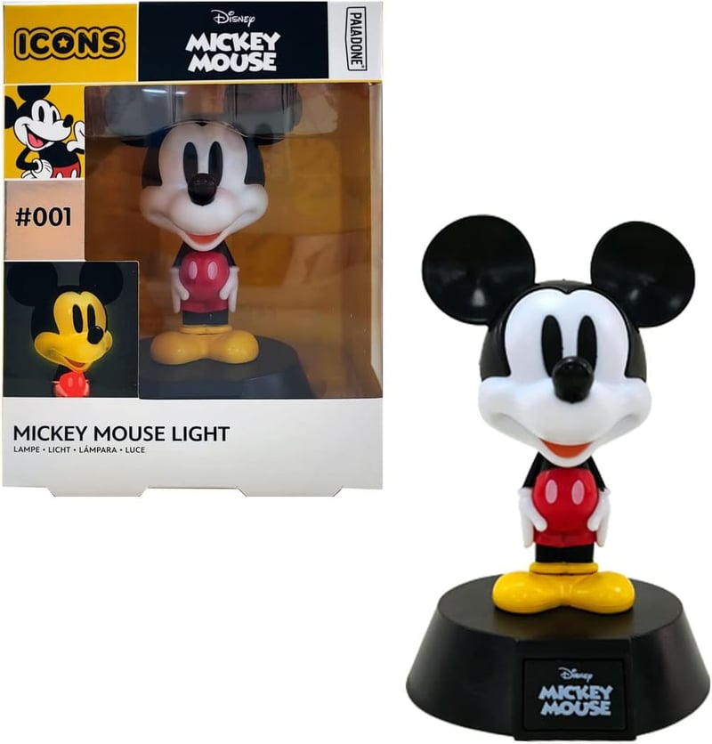 Disney Mickey Mouse Multicolor Icon Light