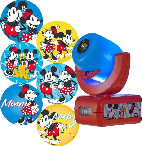 Disney Mickey & Minnie Mouse LED Night Light Projector for Kids