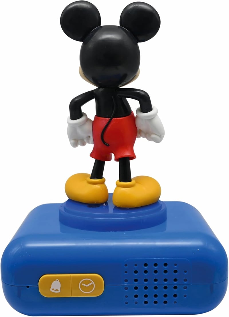 Disney Mickey Nightlight Alarm Clock with Sounds and LCD Screen