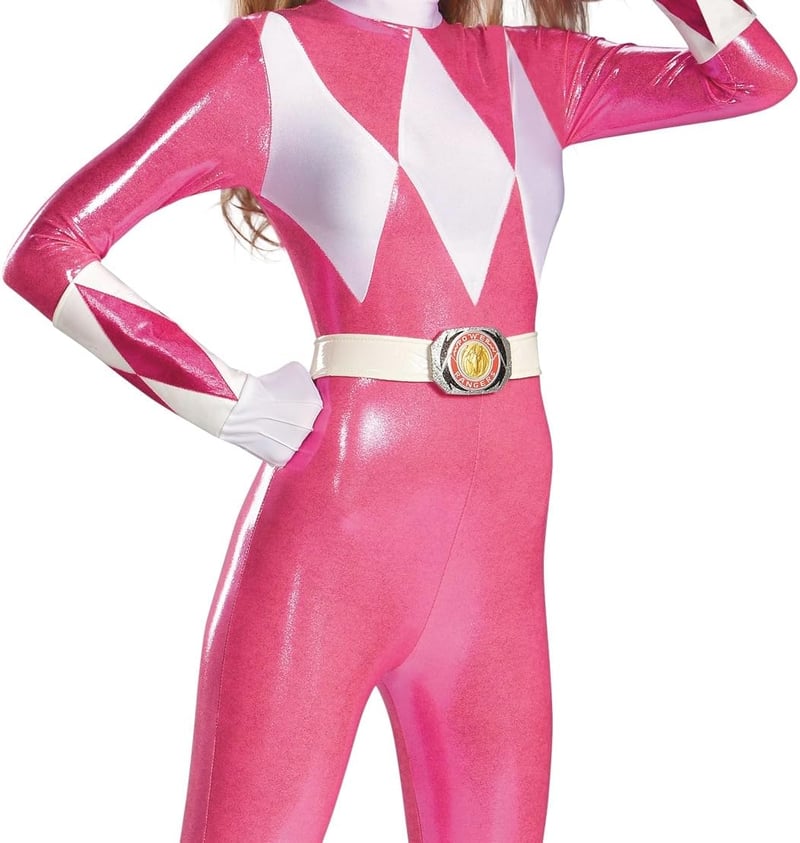 Pink Ranger Women's Bodysuit Costume - Mighty Morphin Series