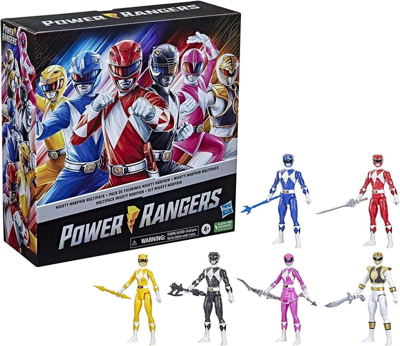 Power Rangers Mighty Morphin 12-Inch Action Figure 6-Pack