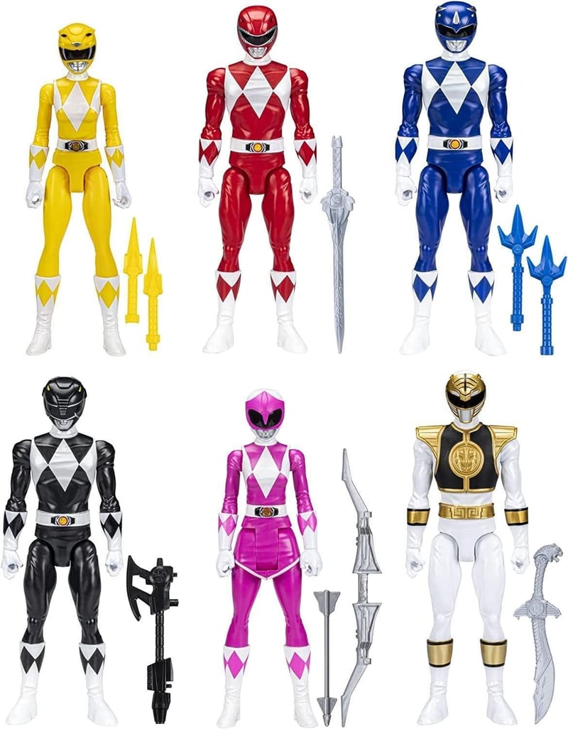 Power Rangers Mighty Morphin 12-Inch Action Figure 6-Pack