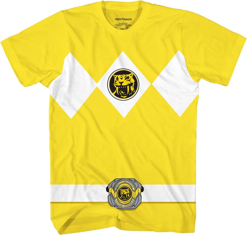 Power Rangers Costume T-Shirt - Unisex Superhero Apparel
