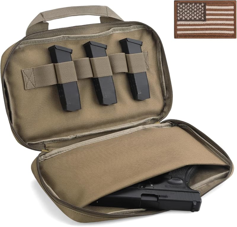 Tactical Pistol Case for Double Handguns - Padded Soft Wallet
