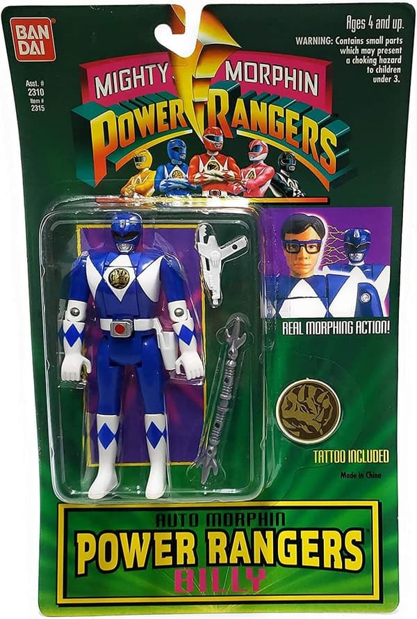 Mighty Morphin Power Rangers Billy Action Figure