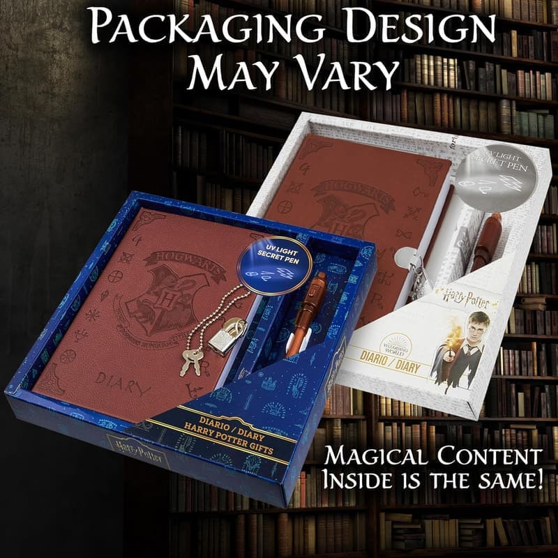 Harry Potter Magical Diary with Lock & Invisible Ink Pen