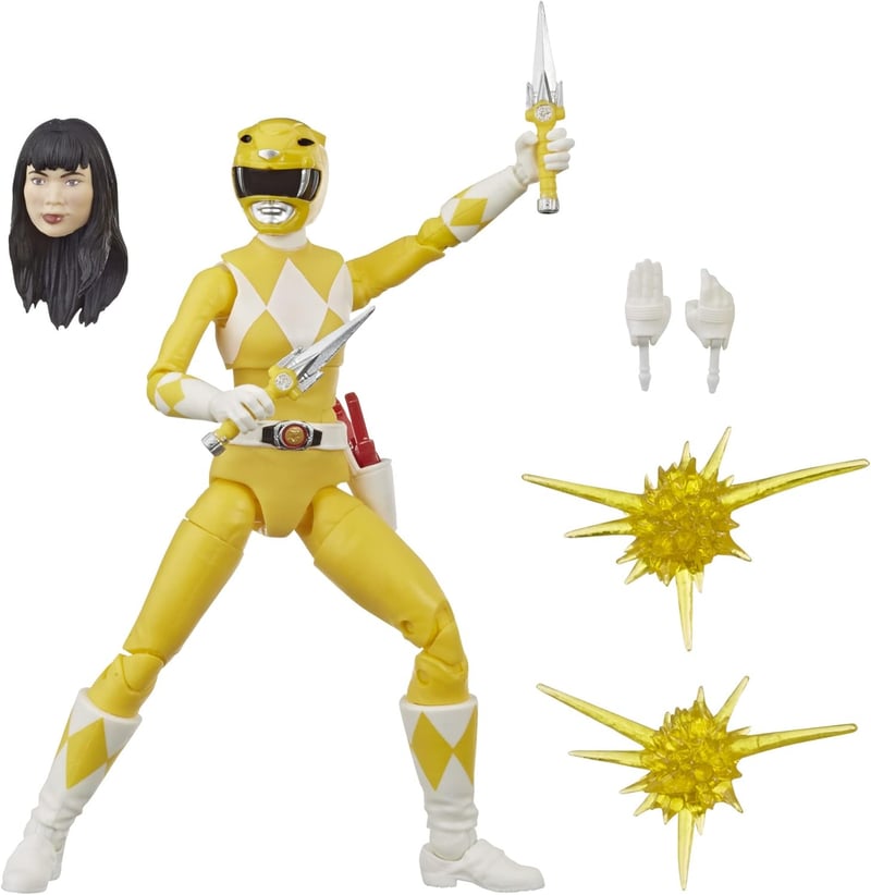Mighty Morphin Yellow Ranger 6-Inch Collectible Action Figure