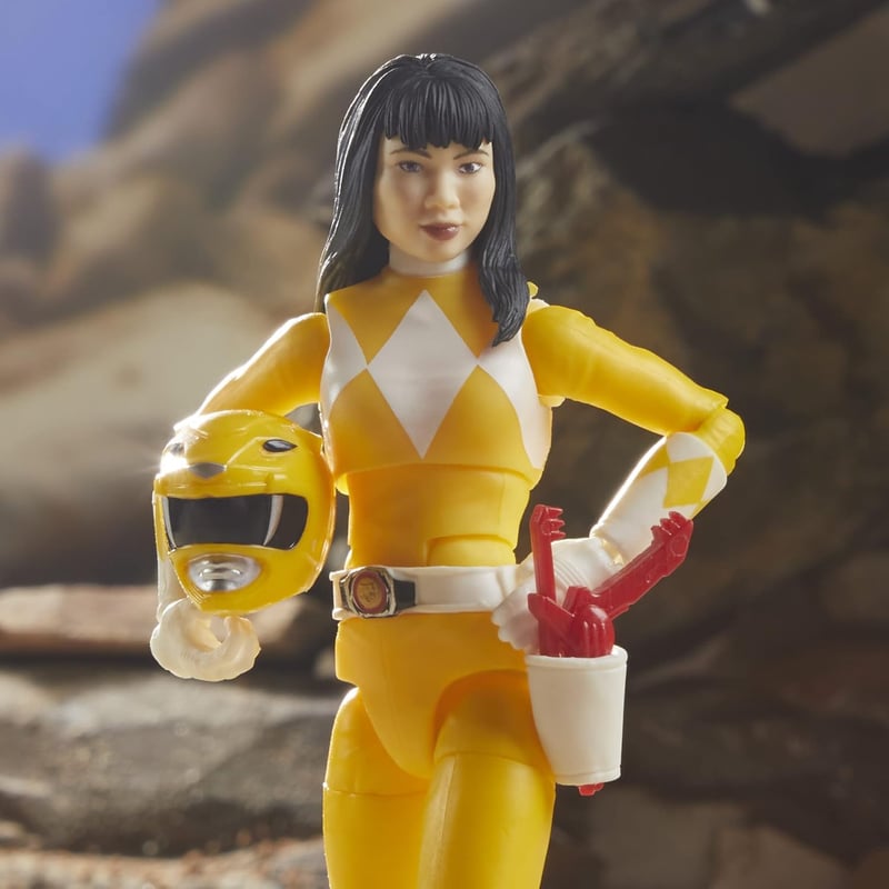 Mighty Morphin Yellow Ranger 6-Inch Collectible Action Figure