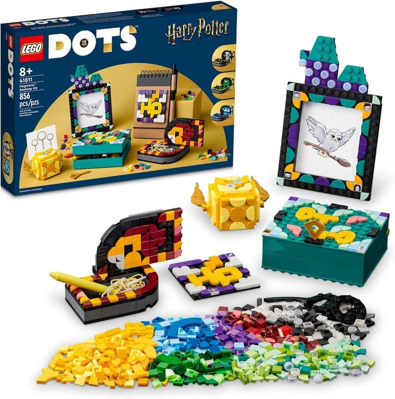 LEGO DOTS Hogwarts Desk Décor Kit for Harry Potter Fans