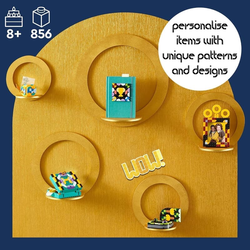 LEGO DOTS Hogwarts Desk Décor Kit for Harry Potter Fans