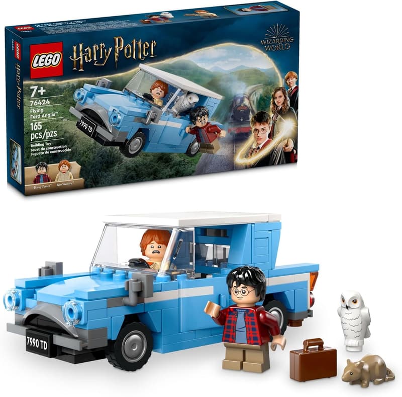 LEGO Harry Potter Ford Anglia Buildable Car Set with Minifigures