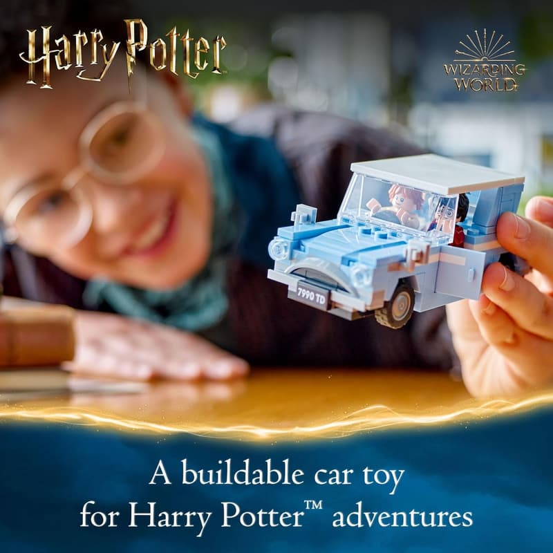 LEGO Harry Potter Ford Anglia Buildable Car Set with Minifigures