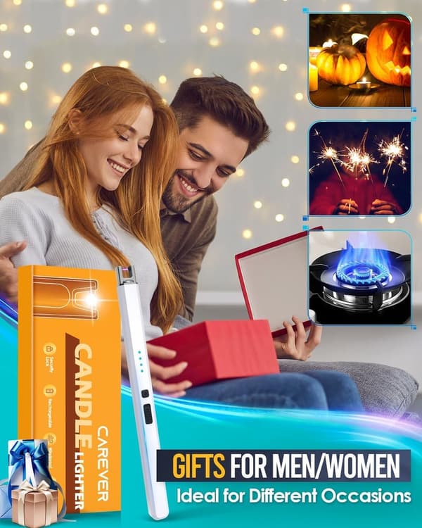 USB Rechargeable Electric Candle Lighter for Women & Men
