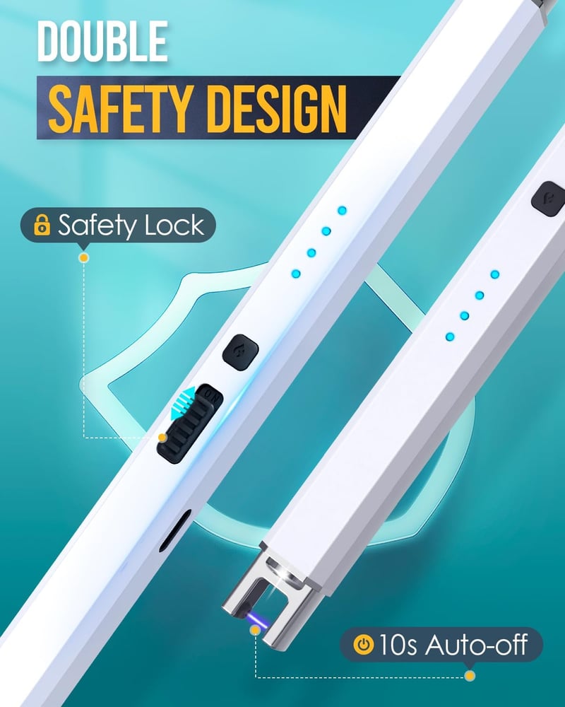 USB Rechargeable Electric Candle Lighter for Women & Men