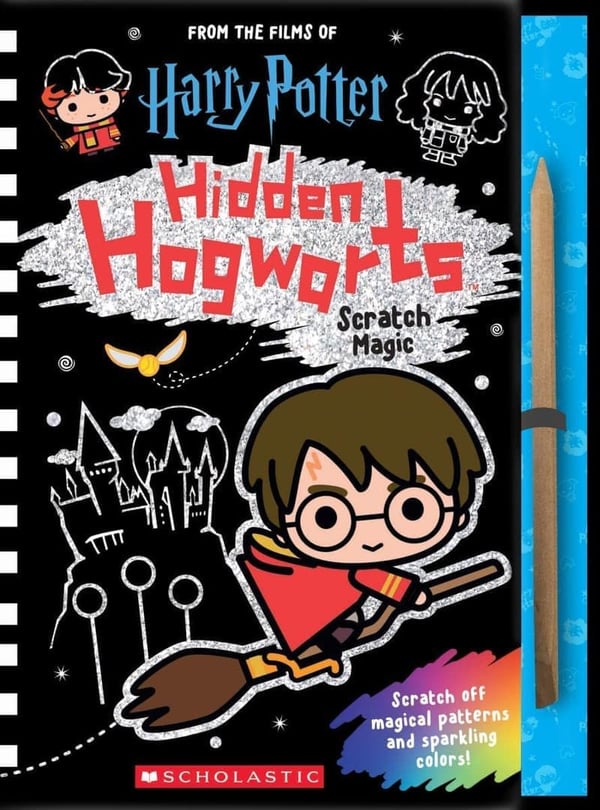 Hidden Hogwarts: Scratch-Off Magic Poster
