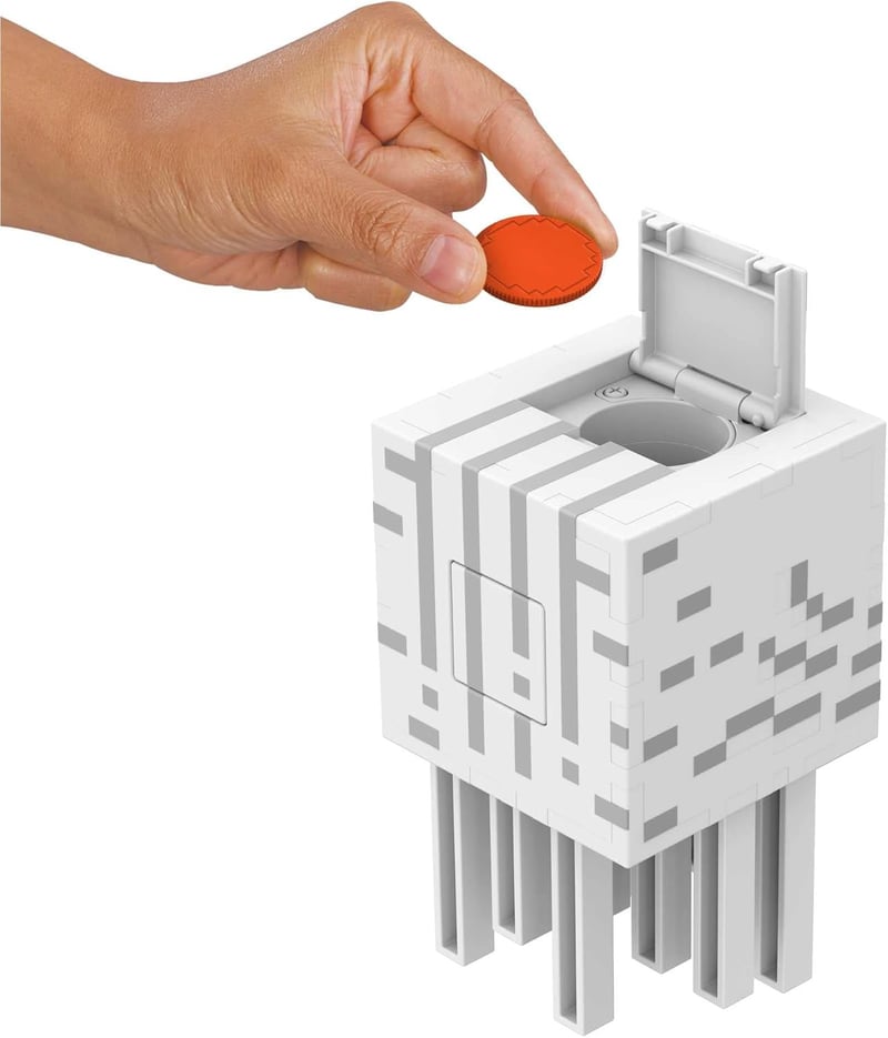 Minecraft Fireball Ghast Figure with Shooting Discs | Kids' Collectible