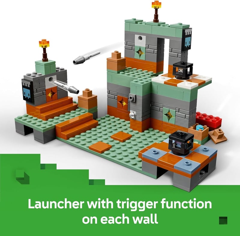 LEGO Minecraft Trial Chamber Playset with Shadow Hoodie Minifigure for Kids 8+