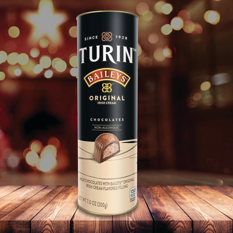Baileys Milk Chocolate Truffles, Non-Alcoholic, 7oz Tube