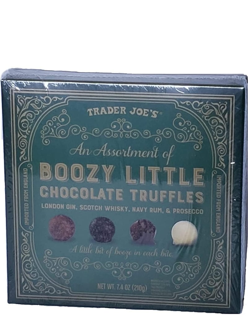 Boozy Chocolate Truffles Gift Box from Trader Joe's