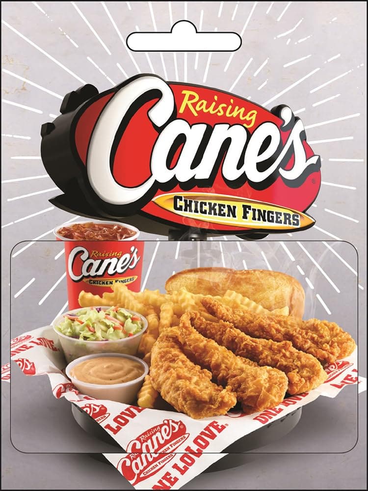 $50 Raising Cane's Gift Card