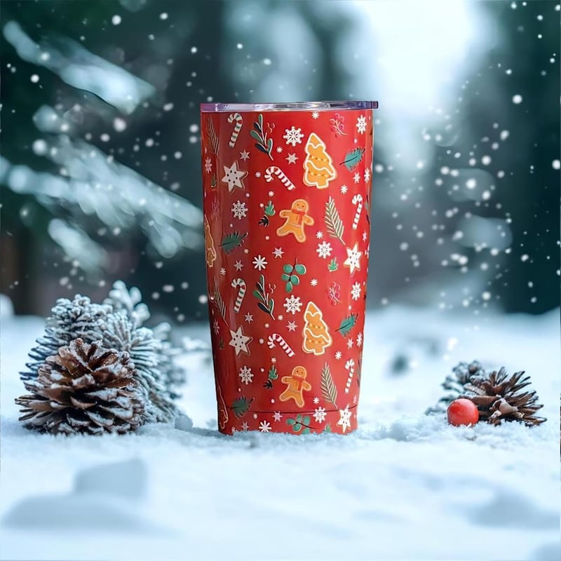 Christmas Gift Basket & Tumbler Set for Women