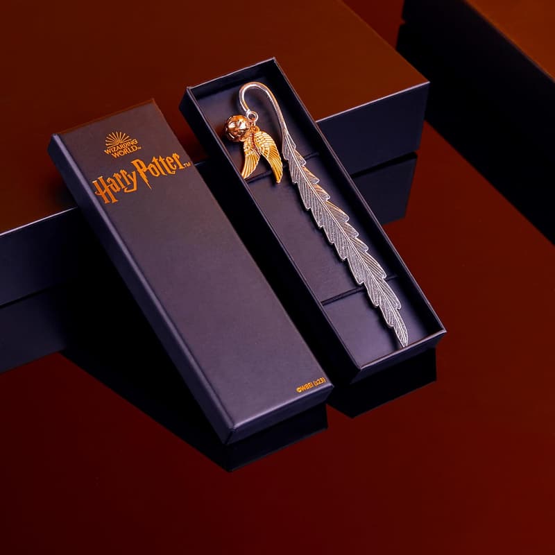 Golden Snitch Bookmark with Charm - Hogwarts Reading Gift
