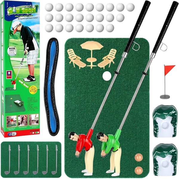Retirement Gift: Mini Golf Set for Family Fun & Kids