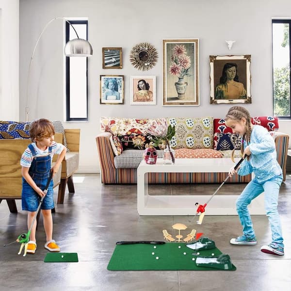 Retirement Gift: Mini Golf Set for Family Fun & Kids