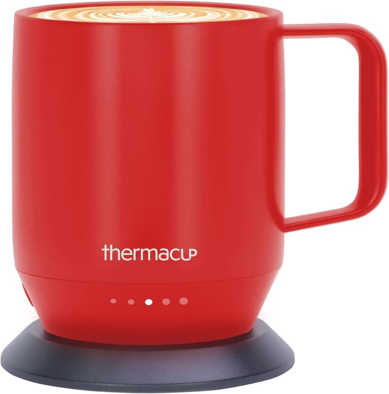 Smart Heated Coffee Mug with 5 Temperature Settings, 12oz
