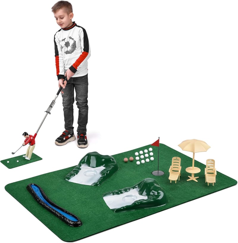 Indoor Mini Golf Kit – Portable Backyard Golf Set