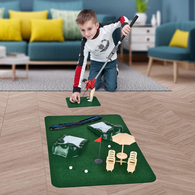 Indoor Mini Golf Kit – Portable Backyard Golf Set