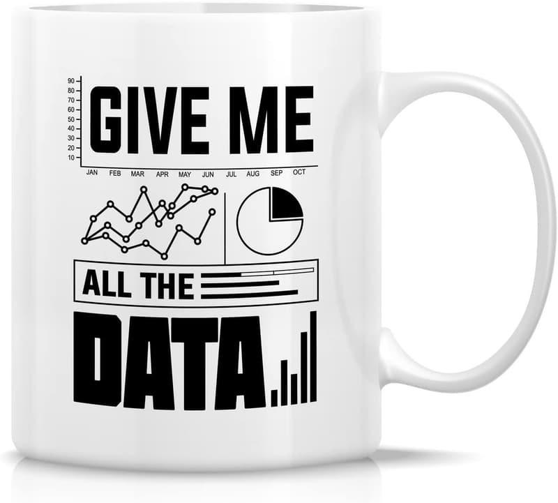 Funny Data Science Mug - 11 oz Ceramic Gift for Coworkers