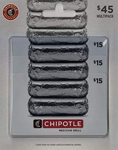Chipotle Gift Card Multipack (Set of 3)