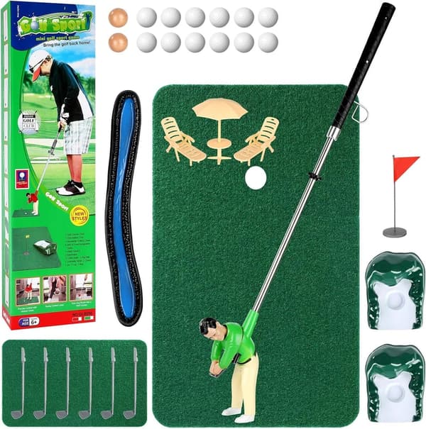 Funny Mini Golf Game - Unique Father's Day Gift for Kids