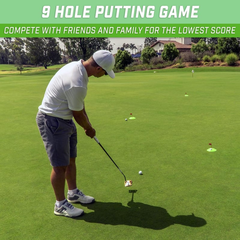 Mini Golf Game - Build Your Own Course, 9 Holes & 4 Balls