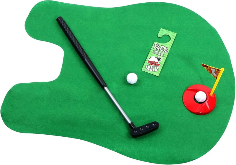 Toilet Golf Game – Mini Indoor Putter Training Set for All