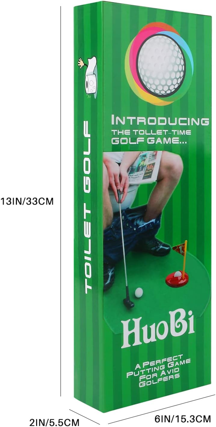Toilet Golf Game – Mini Indoor Putter Training Set for All
